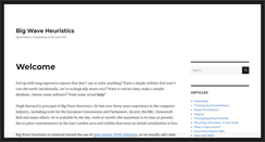 Desktop Screenshot of big-wave-heuristics.com