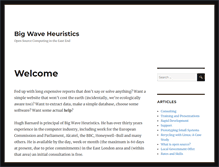 Tablet Screenshot of big-wave-heuristics.com